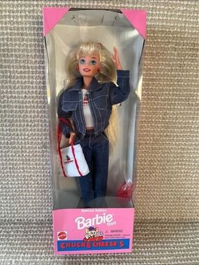 NEW In Box Barbie Special Edition Chuck E. Cheese's